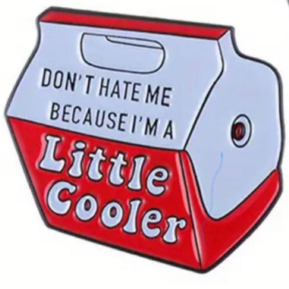 3/$25 “Don’t Hate Me Because I’m A Little Cooler” Cooler lunchbox Small Red